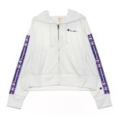 Champion Vit Kort Hoodie för Kvinnor White, Dam