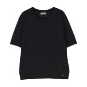 Herno Jersey Knit T-Shirt Black, Dam