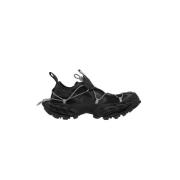 Balenciaga Svarta Mesh Low-Top Sneakers Black, Herr