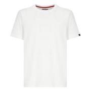 Fay Vit Crewneck T-shirt och Polo White, Herr