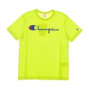 Champion Fluo Green Crewneck Tee Green, Herr