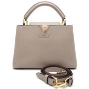 Louis Vuitton Vintage Pre-owned Laeder handvskor Gray, Dam