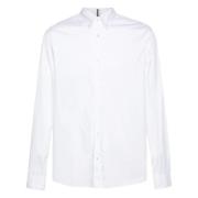 Hugo Boss Slim Fit Button Down Skjorta White, Herr