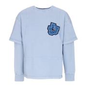 Mauna Kea Lättvikts Crewneck Sweatshirt Triple J Cyan Blue, Herr