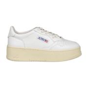 Autry Platform Sneakers White, Dam