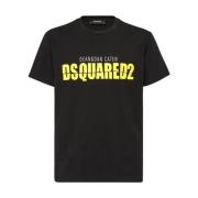 Dsquared2 Stilig T-shirt för män Black, Herr