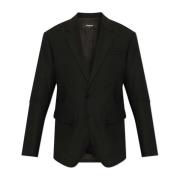 Dsquared2 Blazer med ullfinish Black, Herr