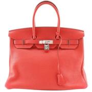 Hermès Vintage Pre-owned Laeder handvskor Red, Dam