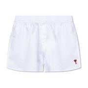 Ami Paris Boxers med logotyp White, Herr