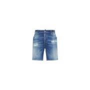 Dsquared2 Stiliga Denim Shorts Blue, Herr