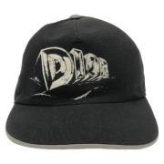 Dior Vintage Pre-owned Bomull hattar-och-kepsar Black, Dam