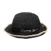 Emporio Armani Enkel Logo Badhatt Black, Dam