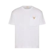 Valentino Casual T-shirt i H24-stil White, Herr