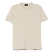 Zanone Casual T-shirt Z1936 Beige, Herr