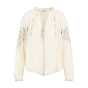 Isabel Marant Elegant Blus för Kvinnor Beige, Dam