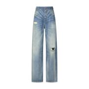 Maison Margiela Vintage High Waist Jeans Blue, Dam