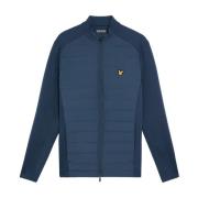 Lyle & Scott Jackor Hybrid Quiltad Full Zip Golfjacka Blue, Herr