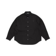 Acne Studios Svart Skjorta Fn-Mn-Shir000810 Black, Herr