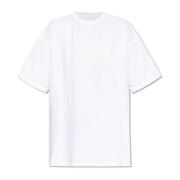 MM6 Maison Margiela T-shirt med logotyp White, Dam