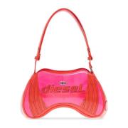 Diesel Axelväska Play Shoulder Pink, Dam