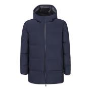 Herno Quilted Impact Parka Blue, Herr