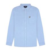 Lyle & Scott Regular Fit lätt Weight Oxford Skjorta Blue, Herr