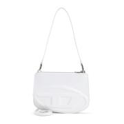 Diesel Vit Crossbody Väska Elegant Design White, Dam