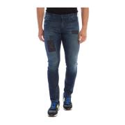 Emporio Armani Slim Fit Stretch Jeans Blue, Herr