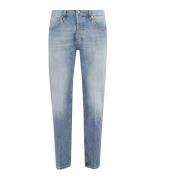 Dondup Stiliga Denim Jeans för Kvinnor Blue, Herr