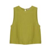 The New Society Hera Kvinna Top Palm Green, Dam