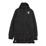 New Era Parka Tech Series Parka Oakrai Black, Herr