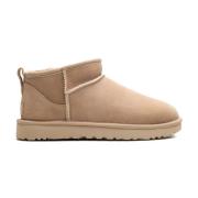 UGG Beige Mocka Shearling Stövlar Beige, Dam