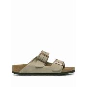 Birkenstock Beige Sandaler med Öppen Tå Beige, Dam