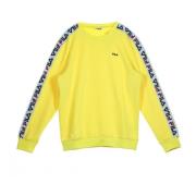 Fila Lätt Crewneck Sweatshirt Mörkgrå Yellow, Herr