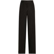 Dolce & Gabbana Högmidjade Pinstripade Byxor Black, Dam