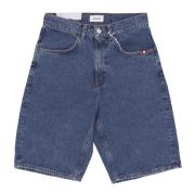 Amish Denim Shorts Blue, Herr