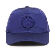 Stone Island Lila dragsko hattar med böjd brätte Purple, Herr