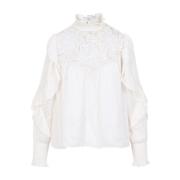 Isabel Marant Elegant Nude & Neutrals Skjorta White, Dam