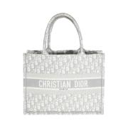 Dior Vintage Pre-owned Canvas handvskor Gray, Dam