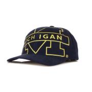 Mitchell & Ness Ncaa Big Logo Snapback Cap Blue, Herr