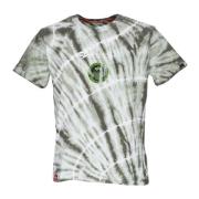 Alpha Industries Tie Dye Tee - Mörk Oliv Green, Herr