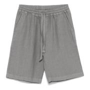 Fedeli Linneshorts med dragsko Gray, Herr