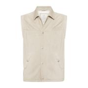 Brunello Cucinelli Repjackor för Män Beige, Herr