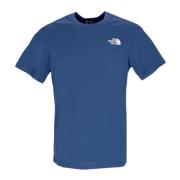 The North Face Blå Shady Tee Herr T-shirt Blue, Herr