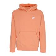 Nike Lättviktig Club Hoodie Orange, Herr