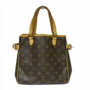 Louis Vuitton Vintage Pre-owned Canvas axelremsvskor Brown, Dam