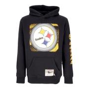 Mitchell & Ness Pittsburgh Steelers NFL Hoodie Svart Black, Herr