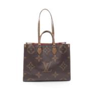 Louis Vuitton Vintage Pre-owned Canvas axelremsvskor Brown, Dam