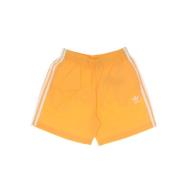 Adidas Randig Badshorts Hazy Orange Elastisk Midja Orange, Herr