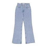 Amish Wide Jeans Blue, Dam